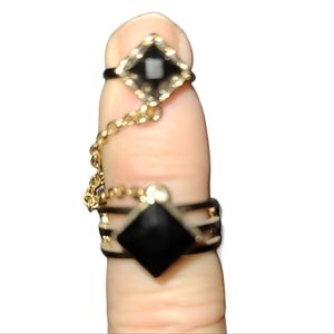 2 Piece Ring with Chain Lot 2